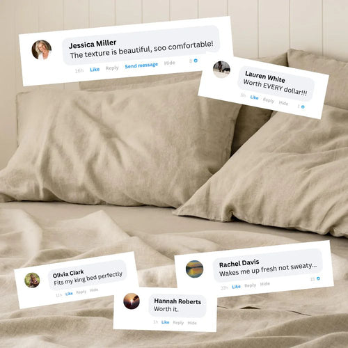 OEKO-TEX® Pure European Flax Linen Sheets